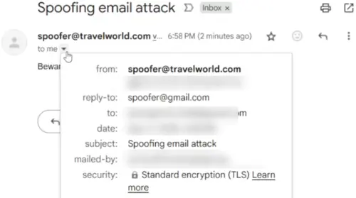 spoofed-email-header