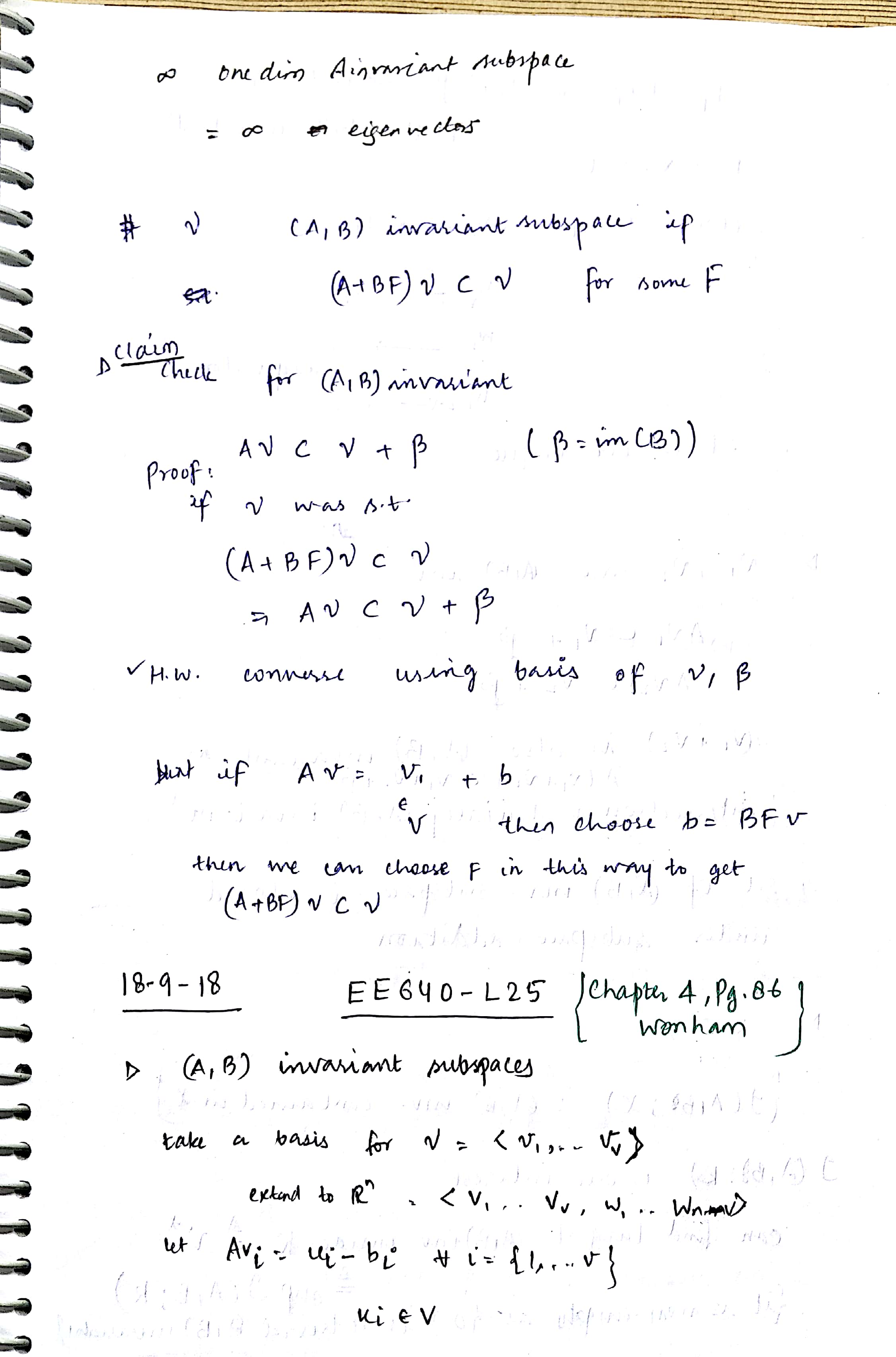 Multivariable Control Systems