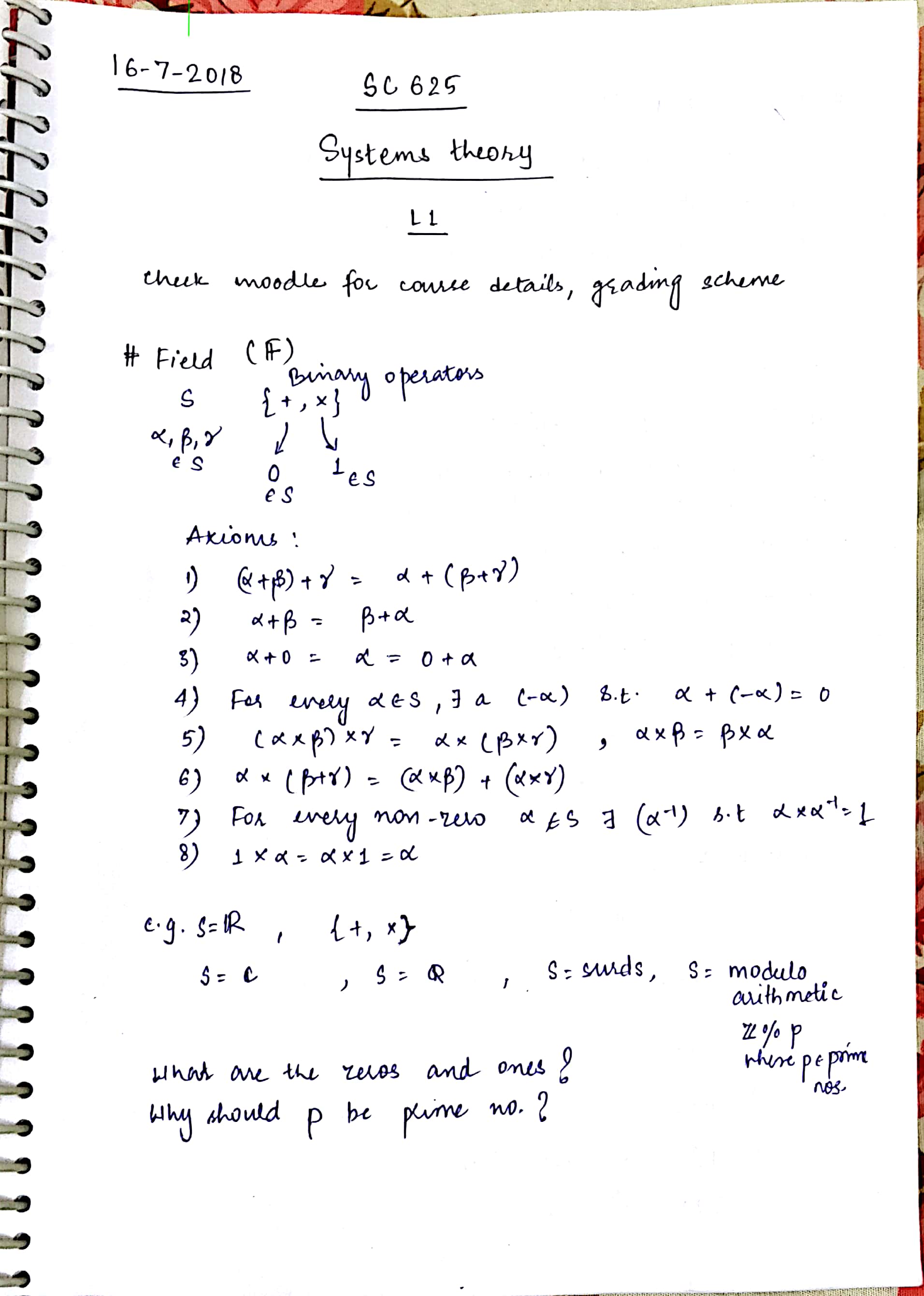 Systems Theory